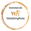 Featured on Wedding Rule logo