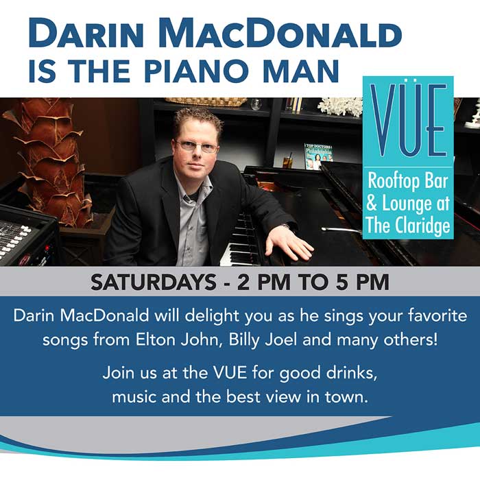 Darin MacDonald is the Piano Man