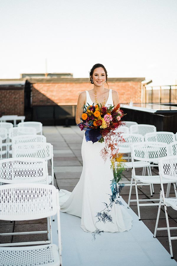 Gorgeous Rooftop Wedding Ceremony