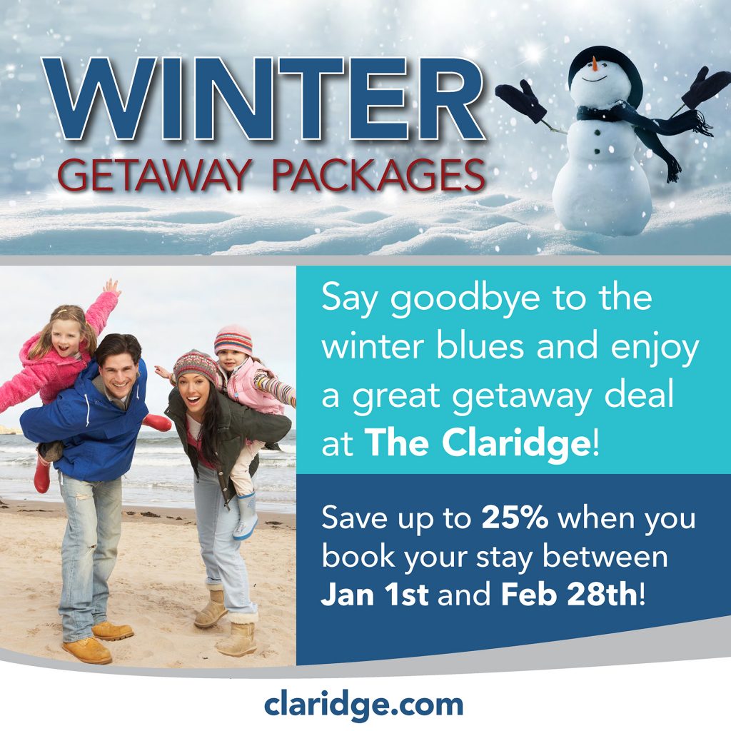 12 22 Claridge Winter Getaway Promo Social